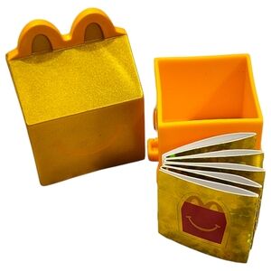 2025 Lil Mcdonalds Miniature Happy Meal Toys #21 Golden Box Stickers